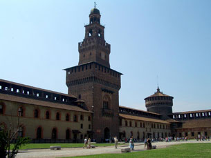 Sforza Castle in Milan